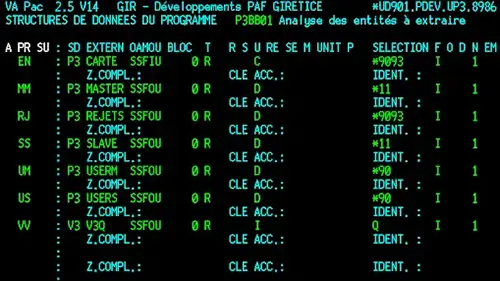 Atelier VisualAge Pacbase pour développement batch et TP